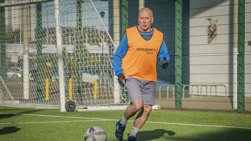 Person with a ball