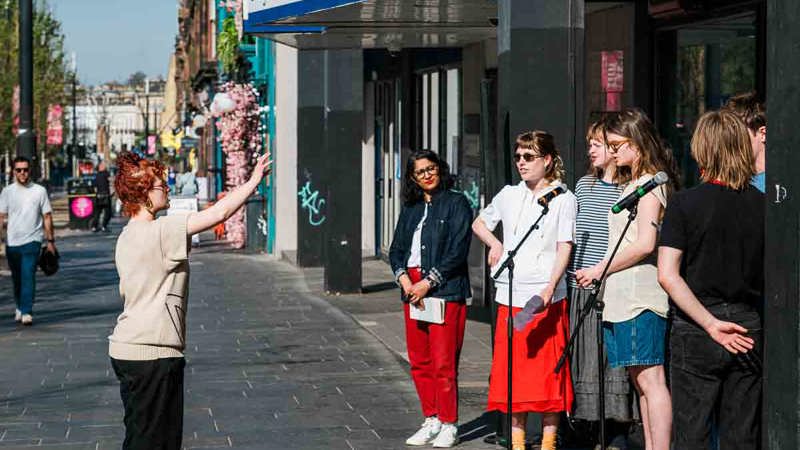 Choir performance - ‘24 Things to Tell You’ by Craig McCorquodale and Molly Jack, photo by Brian Hartley