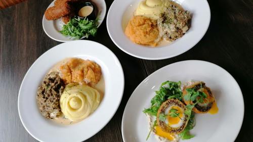 A selection of Scottish dishes at Mharsanta