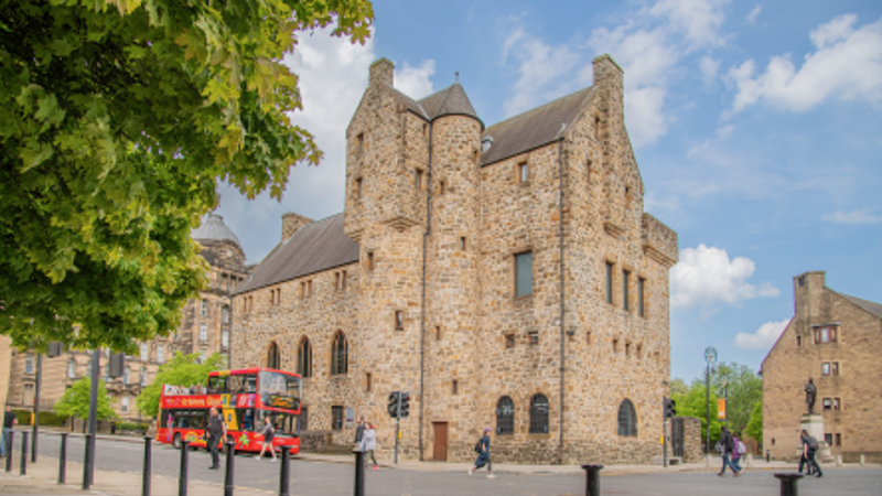 Photograph showing the exterior of St Mungo Museum of Religious Life and Art